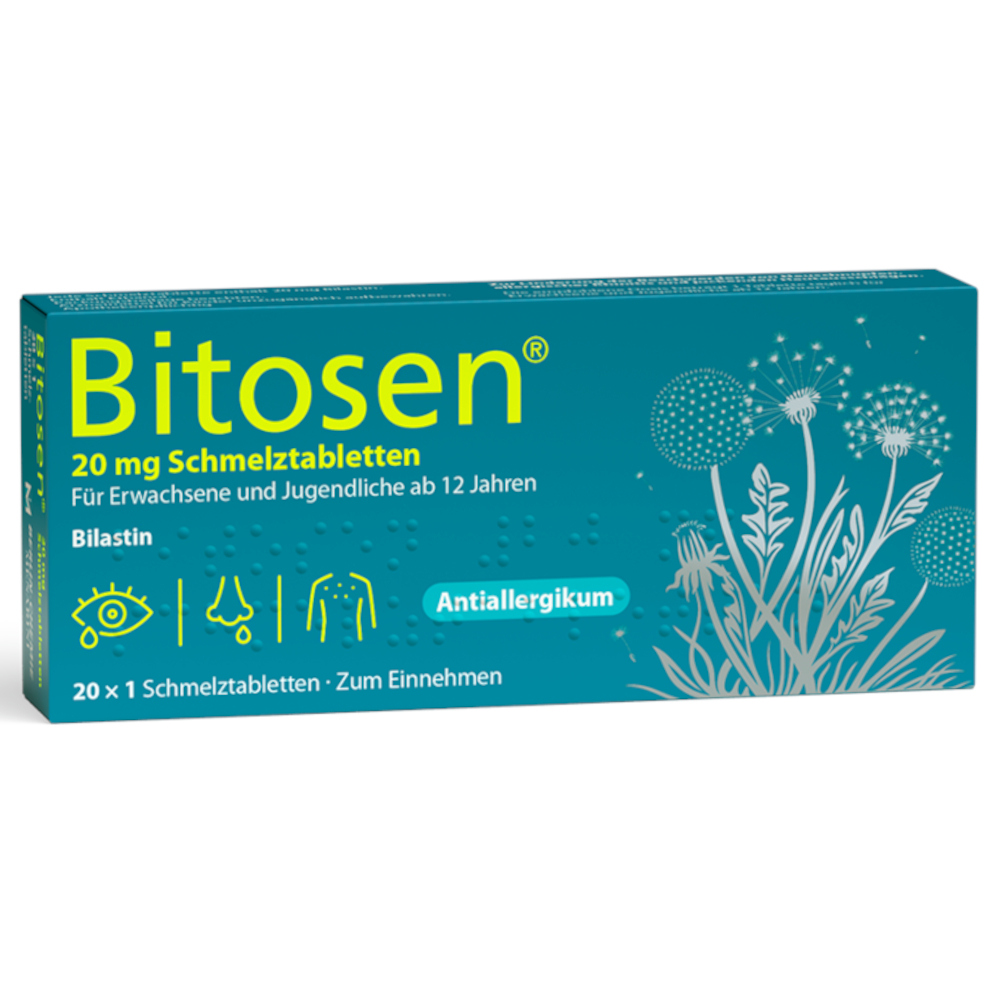 Bitosen 20 mg Antiallergikum 20 St Schmelztabletten