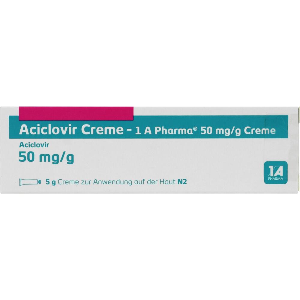Aciclovir Creme-1 A Pharma 5 g Creme