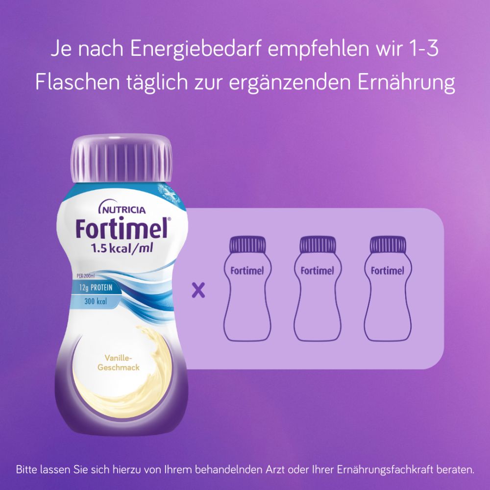 Fortimel 1,5 kcal/ml Vanille-Geschmack 32X200 ml Flüssigkeit