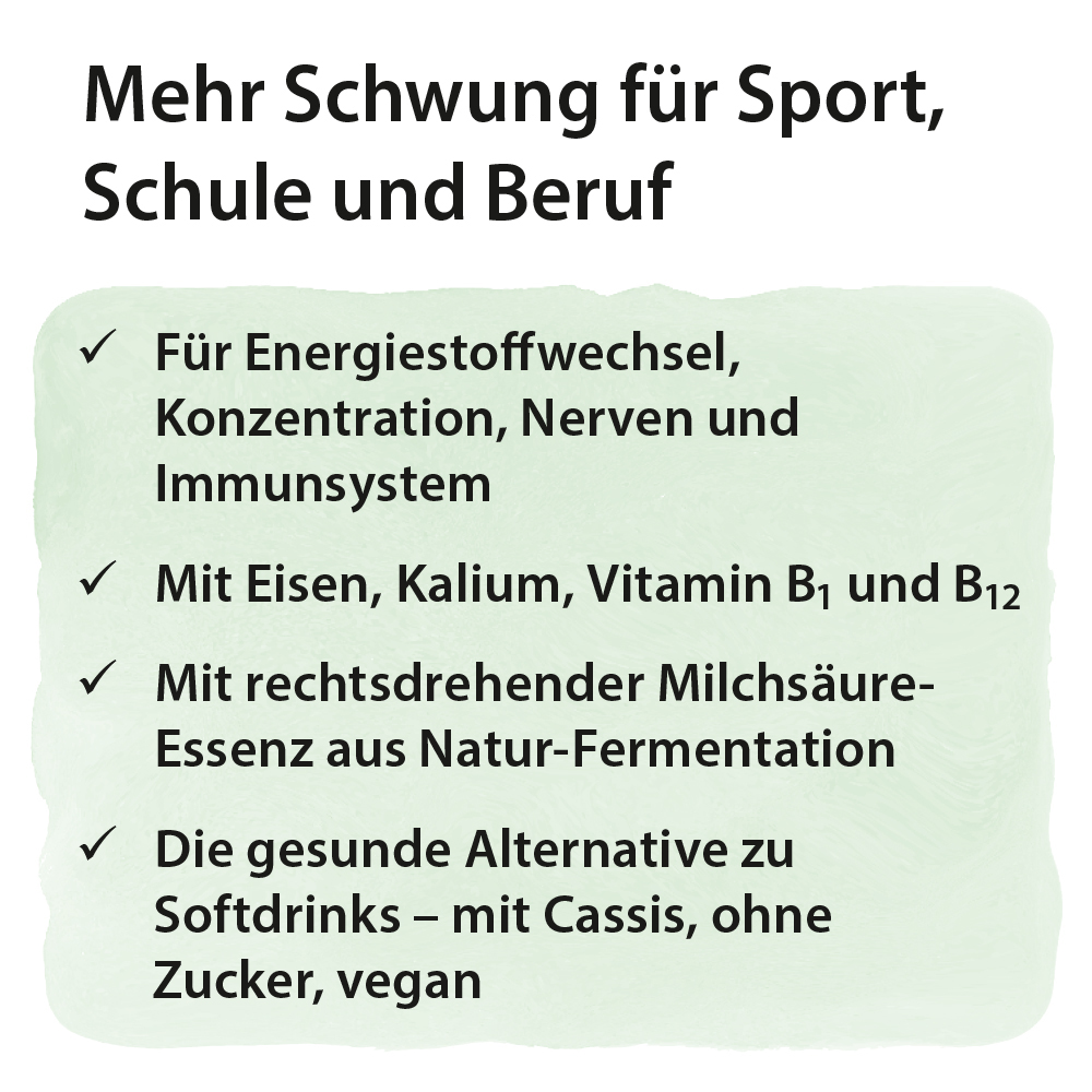 Dr. Jacob's Lactirelle Milchsäure-Cassis-Konzentrat Eisen