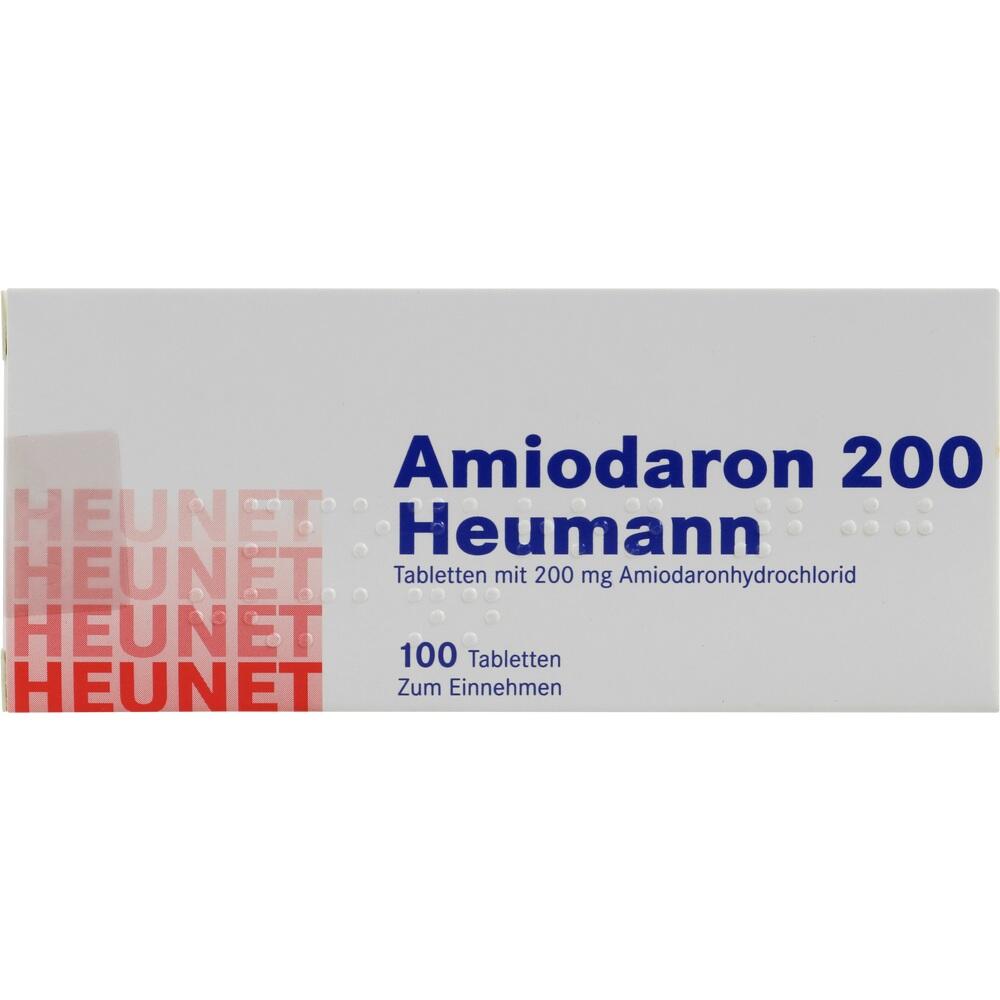 AMIODARON 200 Heumann Tabl.Heunet 100 St Tabletten