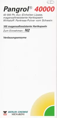 Pangrol 40000 100 St Hartkapseln mit magensaftresistent überzogenen Pellets