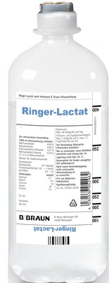 RINGER LACTAT n.Hartm.B.Braun Ecofl.Plus Inf.-Lsg. 1000 ml Infusionslösung
