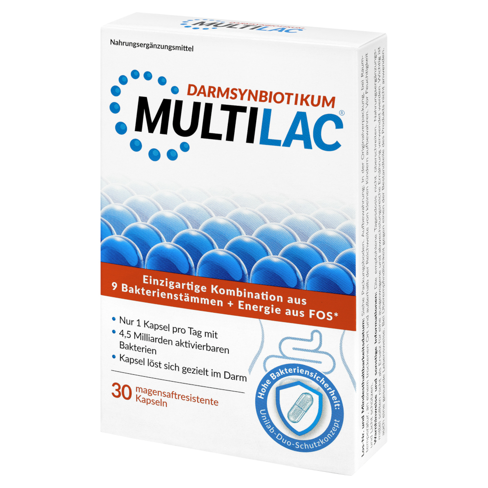 MULTILAC DARMSYNBIOTIKUM 30 St Kapseln magensaftresistent