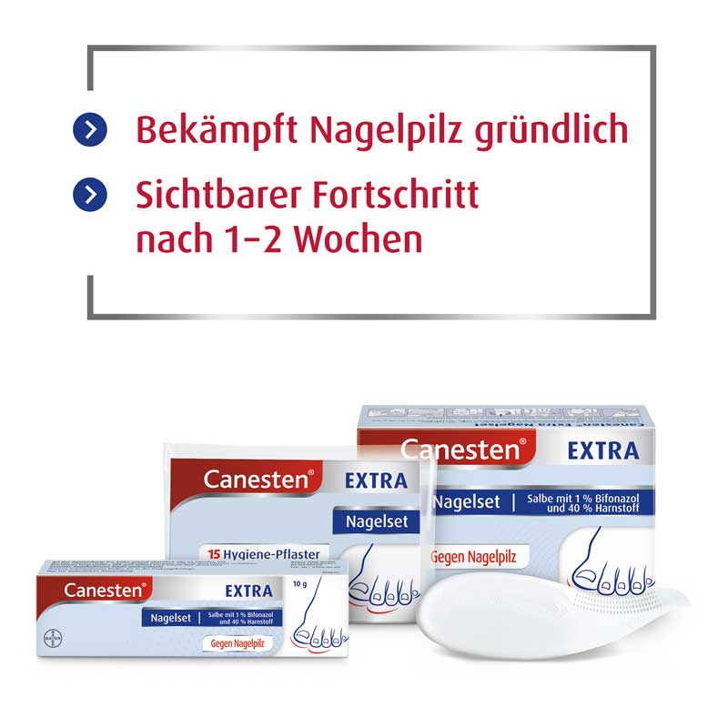 Canesten EXTRA Nagelset 1 St Salbe