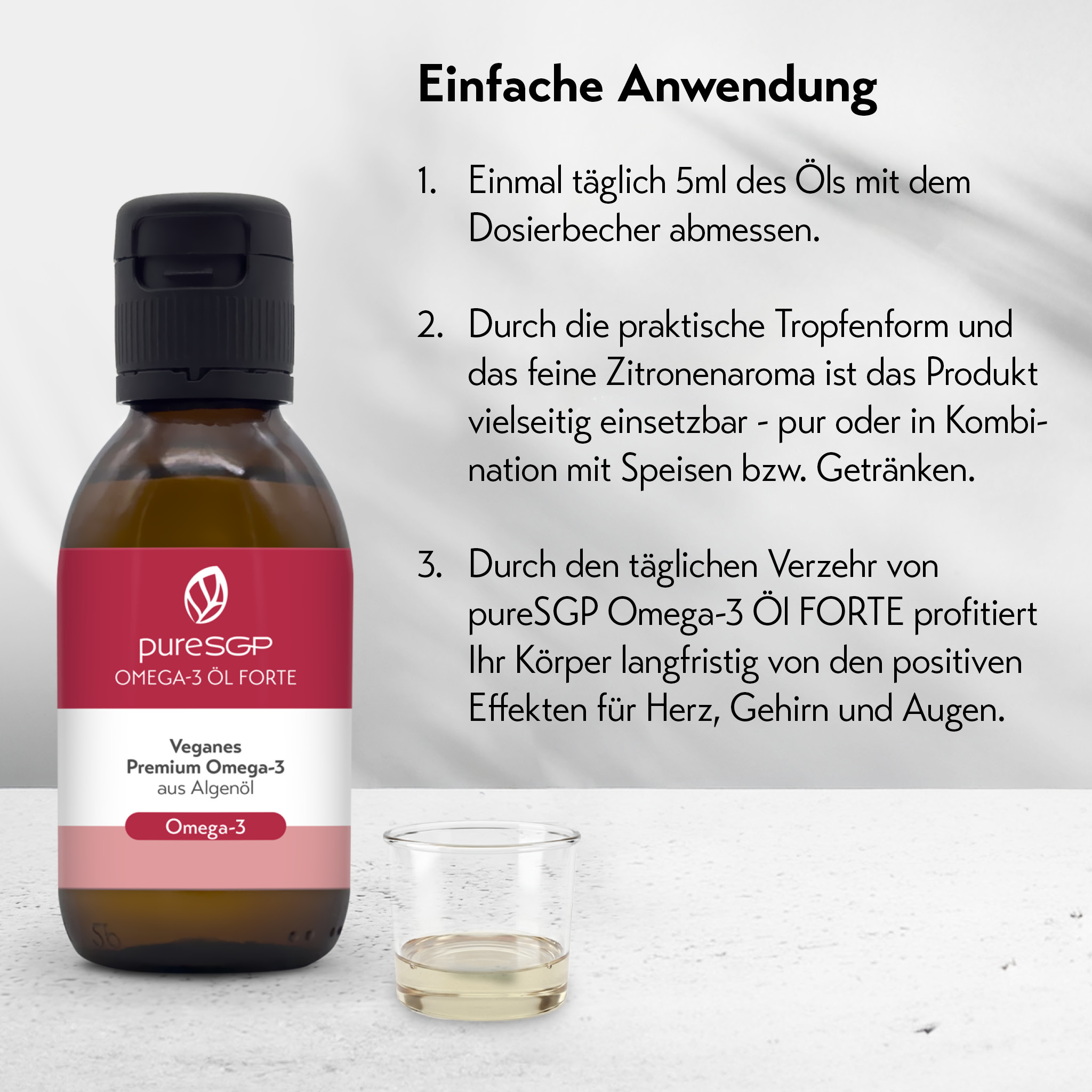 pureSGP OMEGA-3ÖL FORTE 100 ml Tropfen
