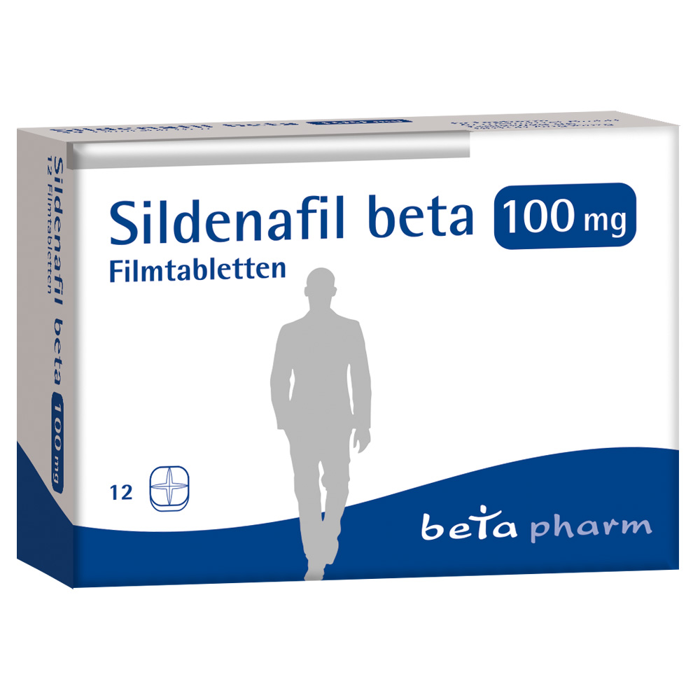 Sildenafil beta 100 mg 12 St Filmtabletten