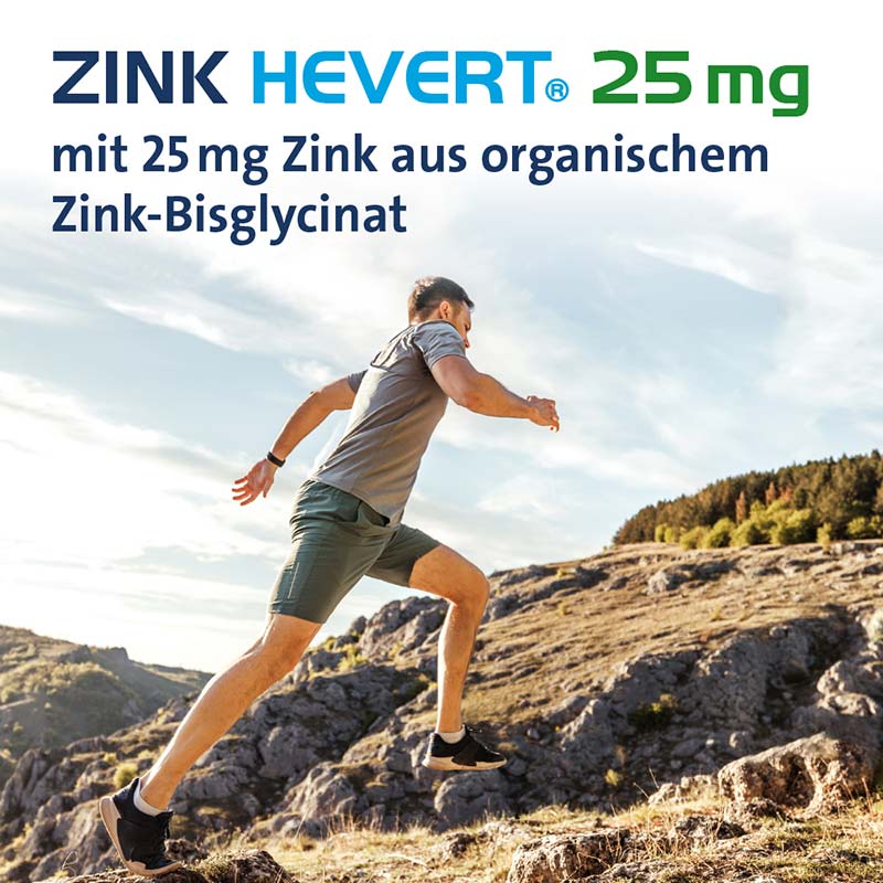ZINK HEVERT 25 mg 100 St Kapseln
