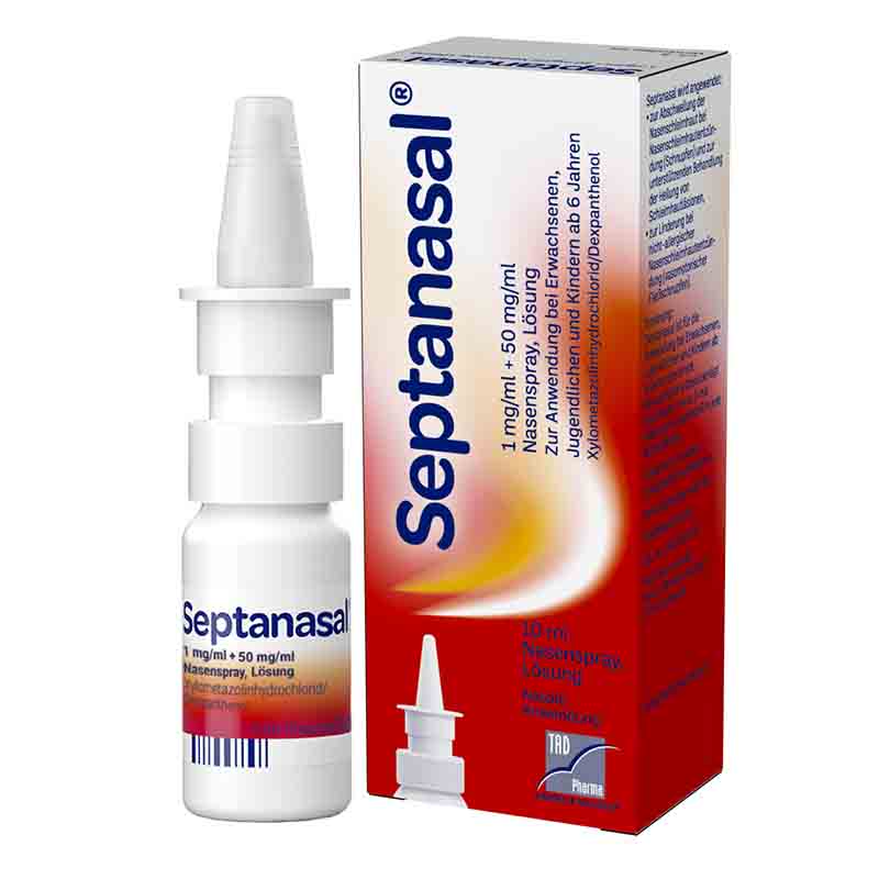 SEPTANASAL 1 mg/ml + 50 mg/ml Nasenspray 10 ml Nasenspray