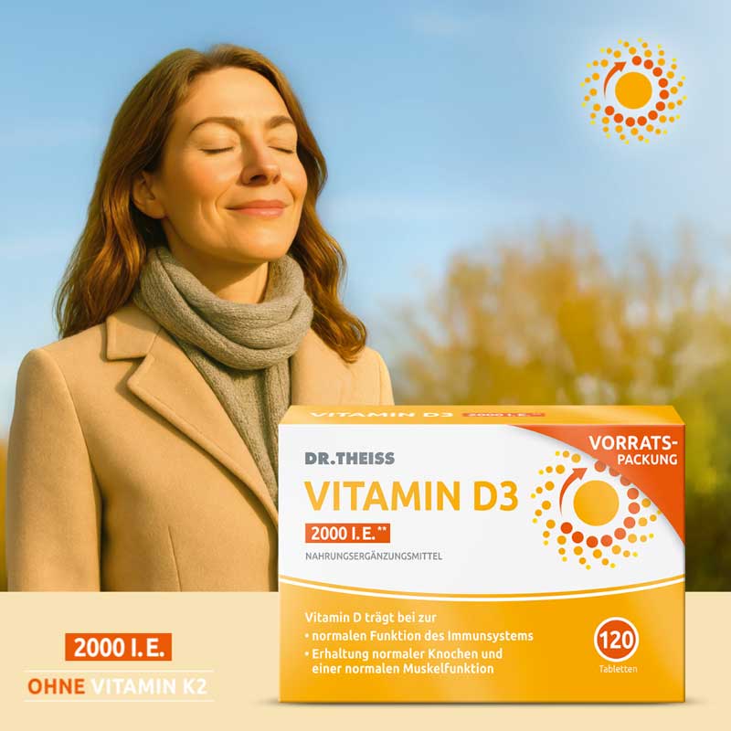 DR. THEISS VITAMIN D3 2000 I.E. 120 St Tabletten