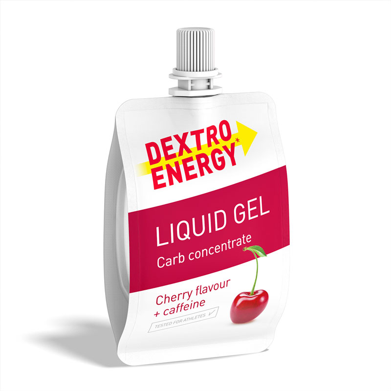 DEXTRO ENERGY LIQUID GEL Cherry flavour + caffeine 60 ml Gel