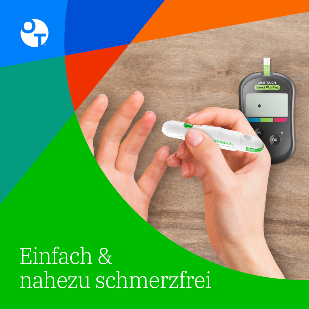 OneTouch Select Plus Flex Blutzuckermessgerät mg/dL 1 St