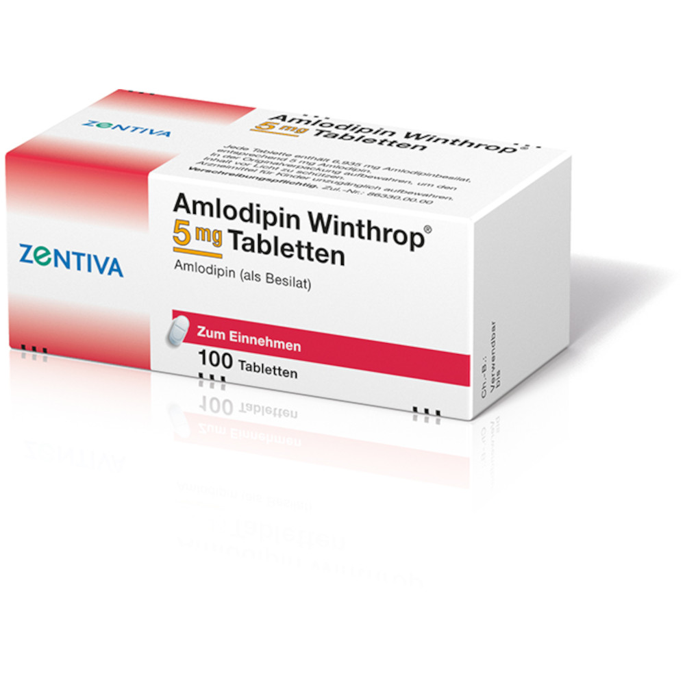 Amlodipin Winthrop 5mg 100 St Tabletten