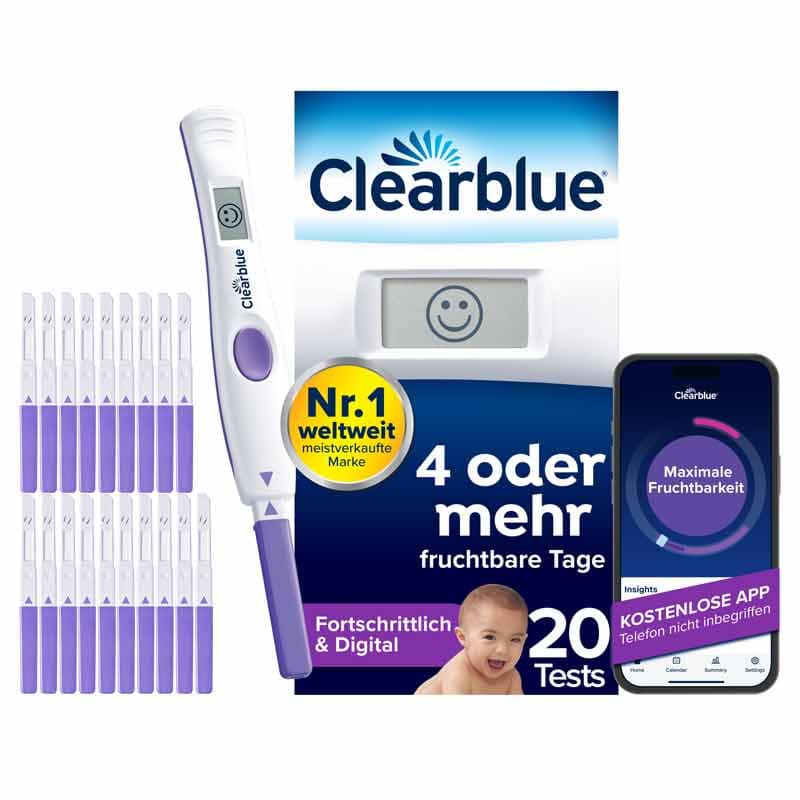 Clearblue Ovulationstest Fortschrittlich & Digital 20 St Test