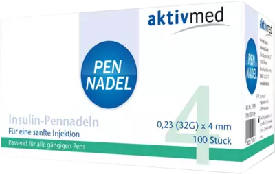 PEN NADELN Universal 4 Kanülen 0,23x4 mm 32 G 100 St Kanüle