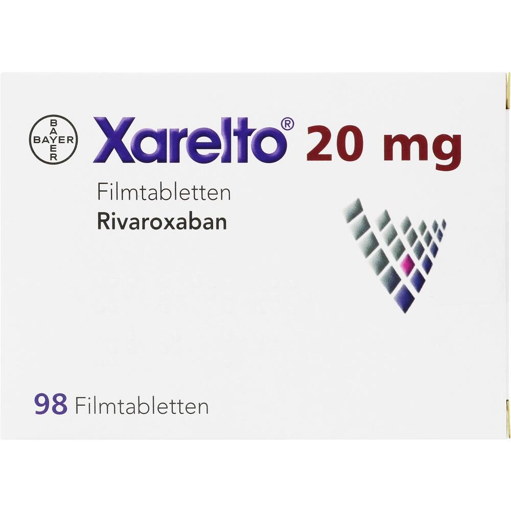 Xarelto 20mg 98 St Filmtabletten