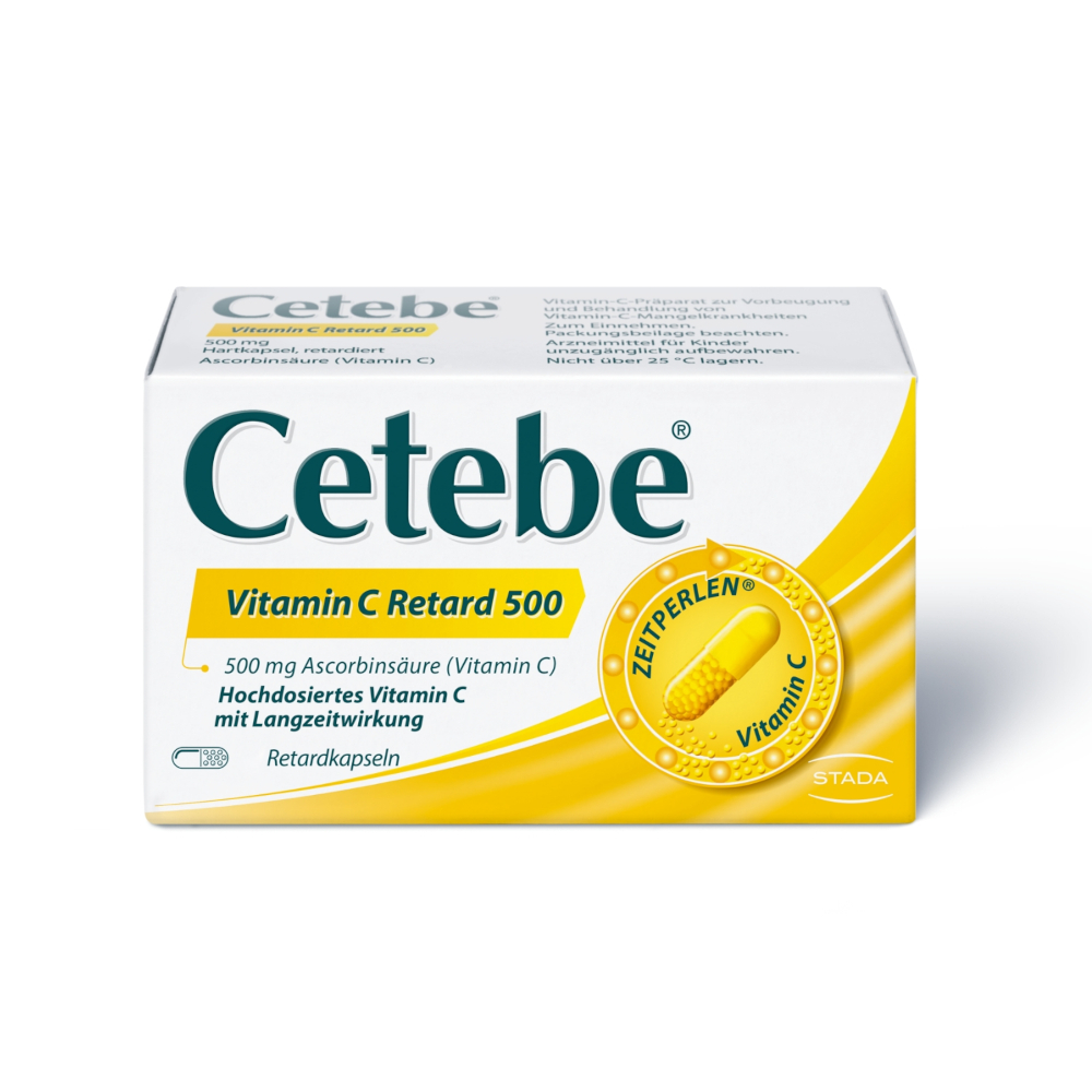 CETEBE Vitamin C 500 mg 60 St Hartkapseln