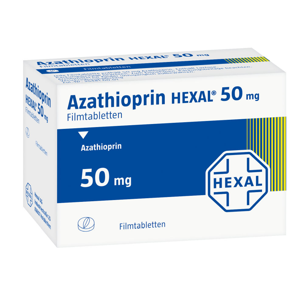 AZATHIOPRIN HEXAL 50 mg Filmtabletten 100 St Filmtabletten