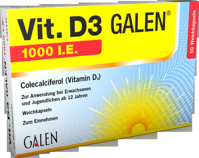 VIT.D3 GALEN 1000 I.E. 50 St Weichkapseln