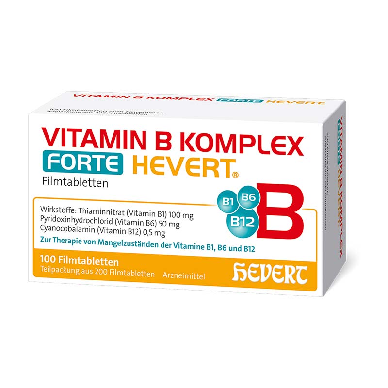 VITAMIN B KOMPLEX FORTE HEVERT  200 St Tabletten