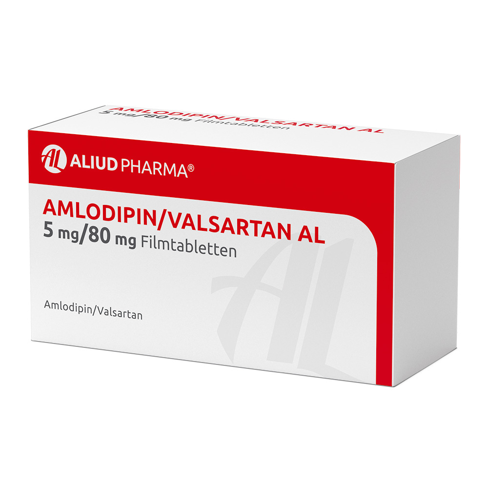 AMLODIPIN / VALSARTAN AL 5mg / 80mg 98 St Filmtabletten