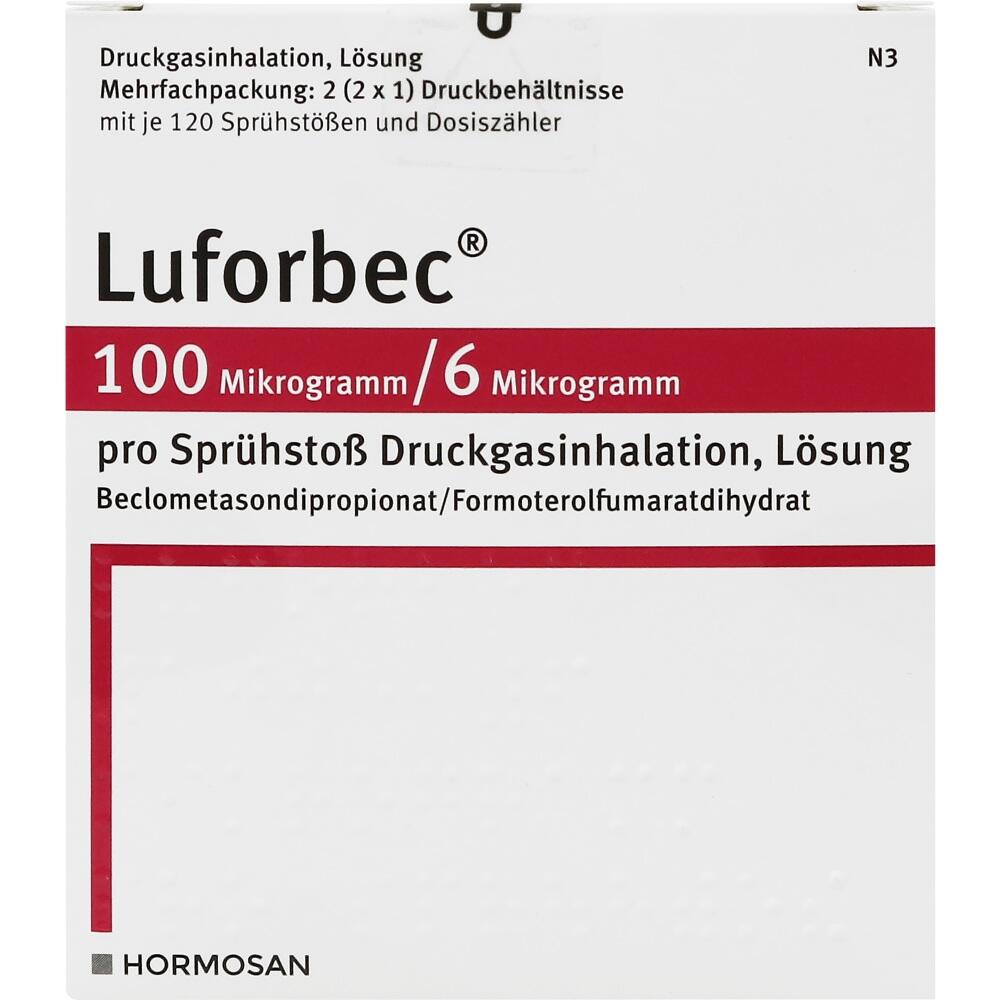 Luforbec 100 µg/6 µg 2 St Dosieraerosol