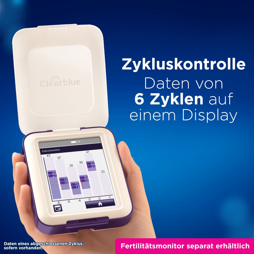 Clearblue Fertilitätsmonitor Teststäbchen 33 St Teststäbchen