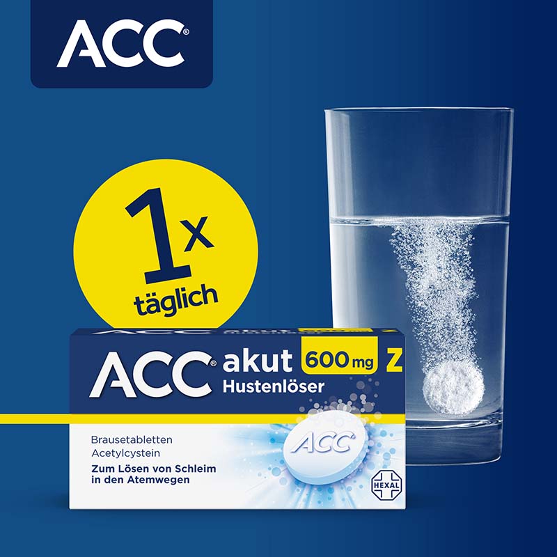 ACC akut 600 mg Z Hustenl&ouml;ser 20 St Brausetabletten