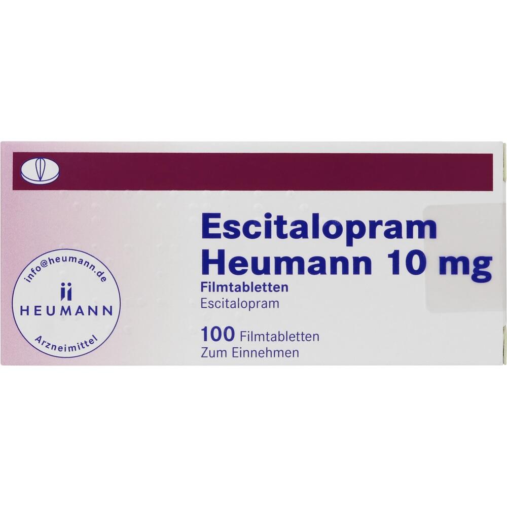 Escitalopram Heumann 10mg 100 St Filmtabletten