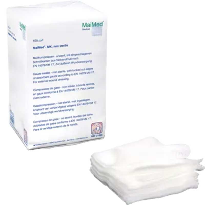 MULLKOMPRESSEN 10x20 cm unsteril 8fach 100 St Kompressen
