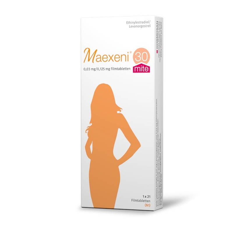 Maexeni 30 mite 0,03mg/0,125mg 1X21 St Filmtabletten