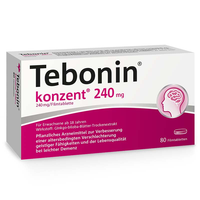 Tebonin konzent 240 mg 80 St Filmtabletten