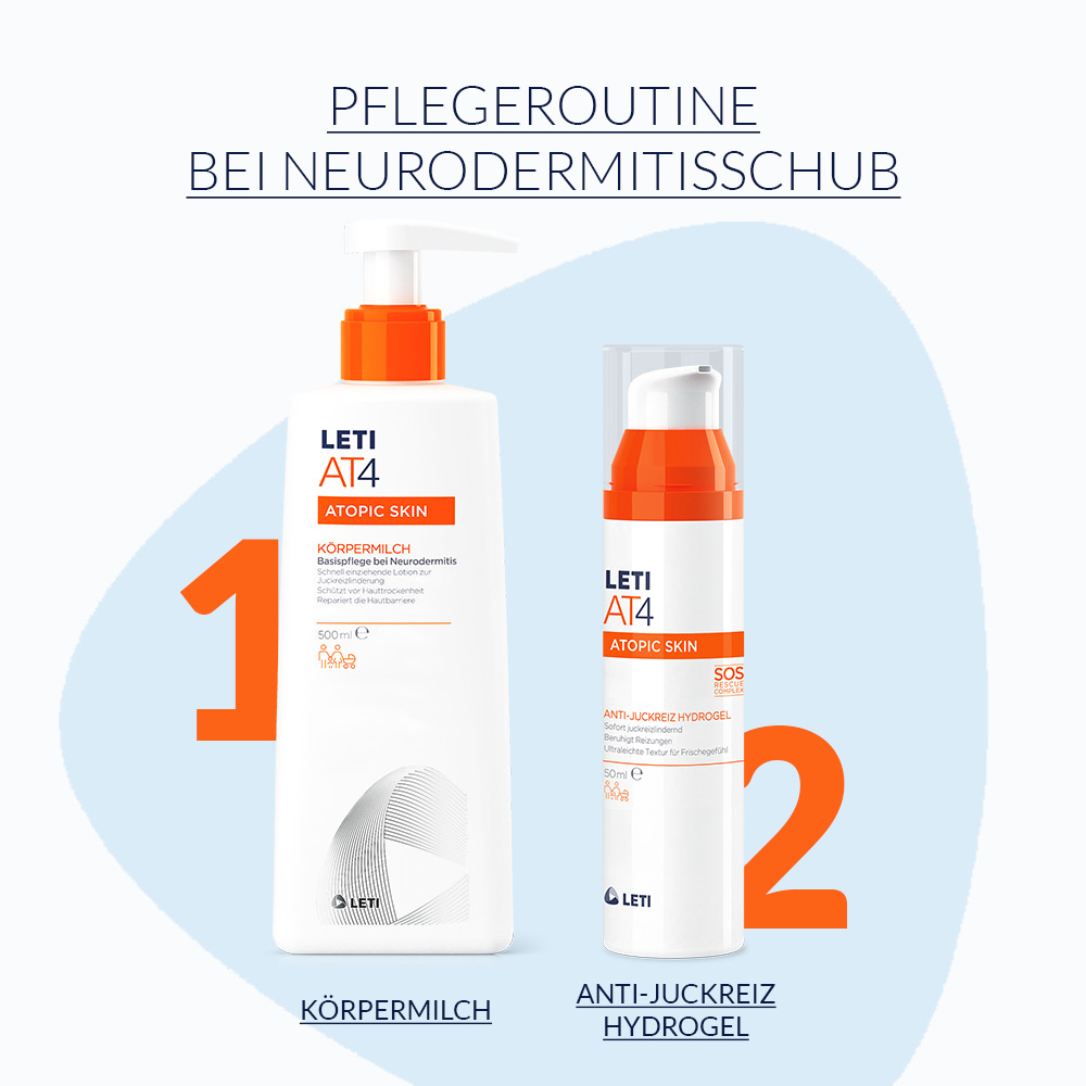 LETI AT4 Anti-Juckreiz Hydrogel - Jetzt 20% sparen 50 ml Gel