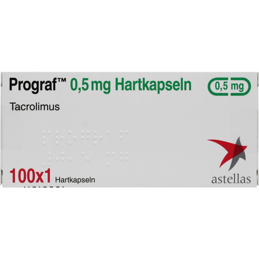 Prograf 0,5mg 100 St Hartkapseln
