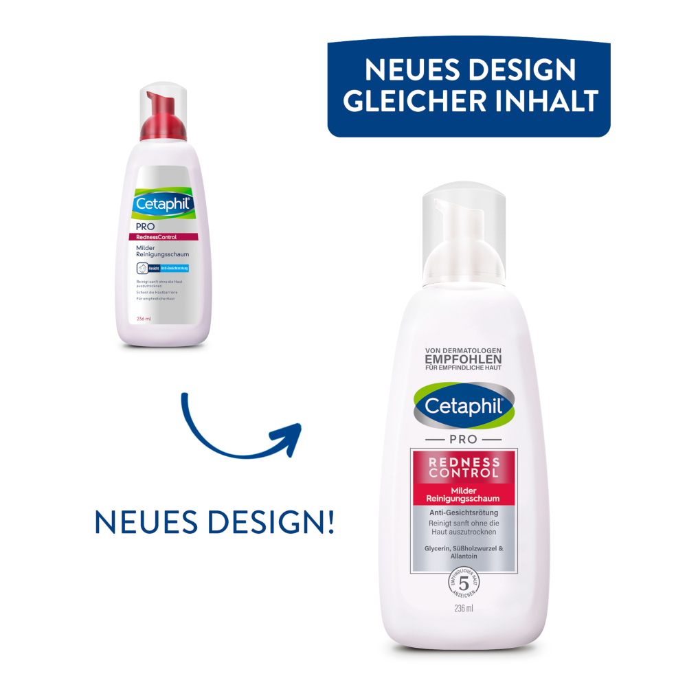 Cetaphil PRO RednessControl Milder Reinigungsschaum 236 ml Schaum