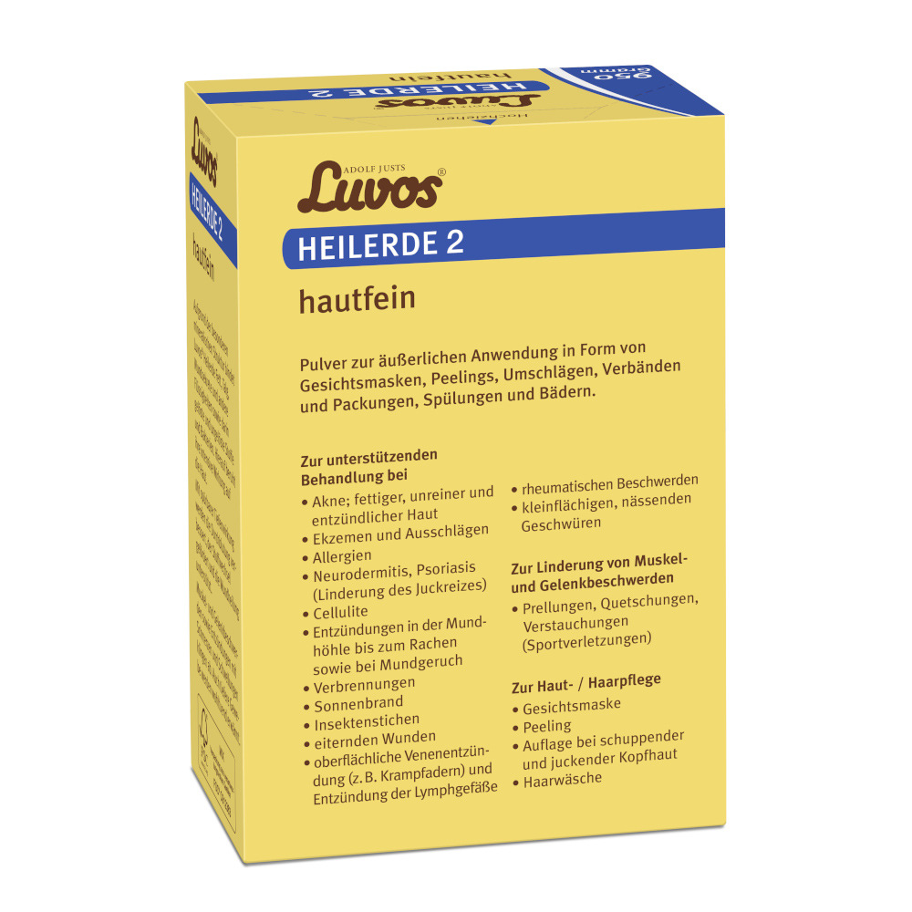 Luvos HEILERDE 2 hautfein 950 g Pulver