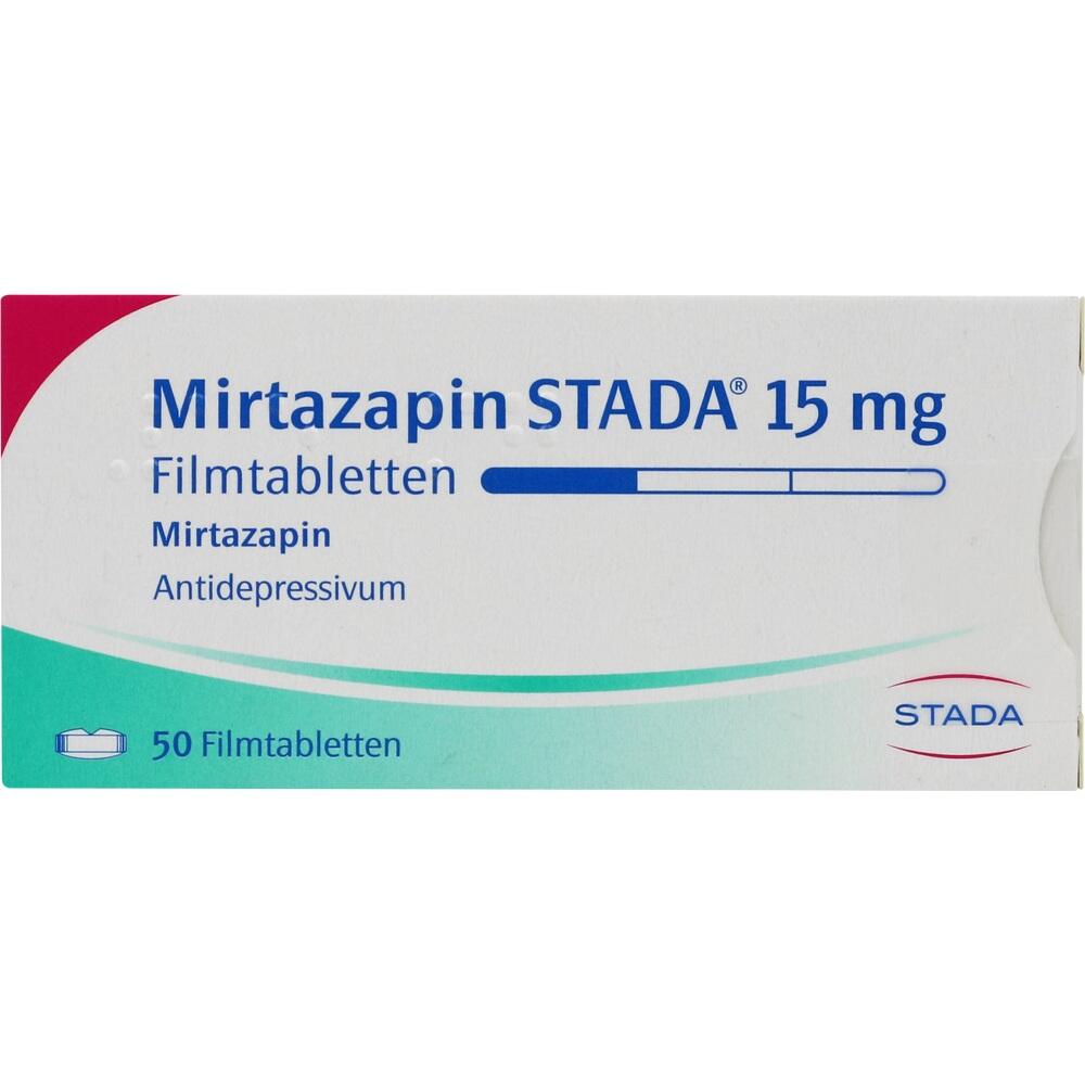 Mirtazapin STADA 15mg 50 St Filmtabletten