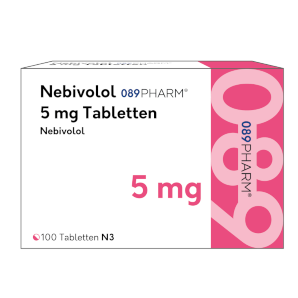 Nebivolol 089PHARM 5 mg 100 St Tabletten