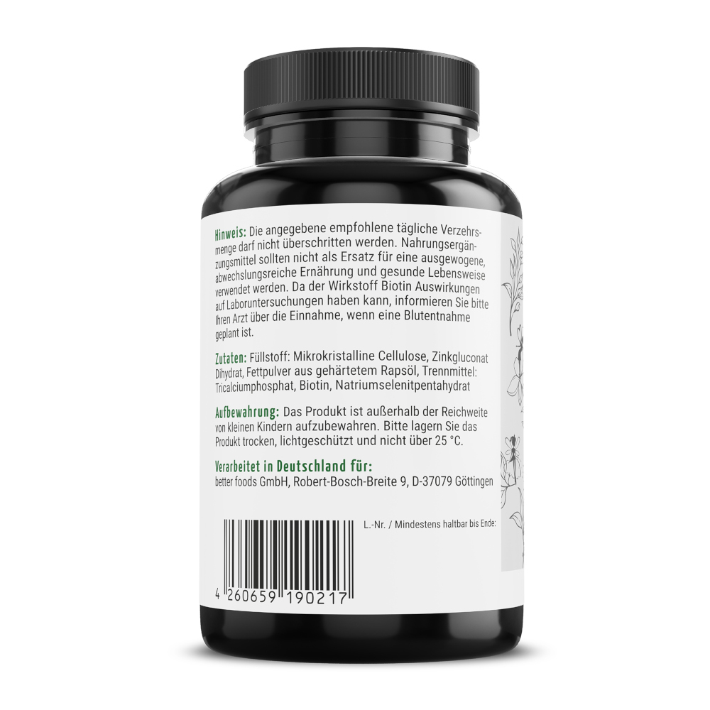 VIRISOLIS Biotin+Zink+Selen forte 365 St Tabletten