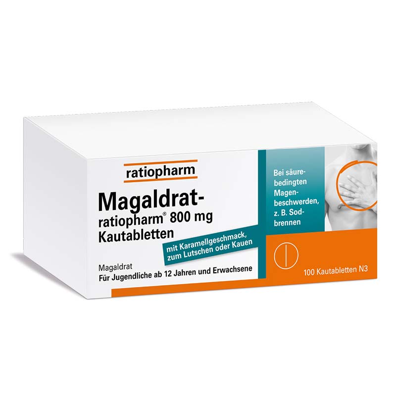 Magaldrat-ratiopharm 800 mg Kautabletten 100 St Tabletten