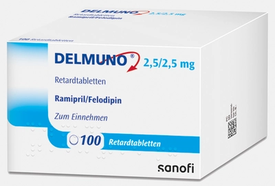 DELMUNO 2,5/2,5 mg Retardtabletten 100 St Retard-Tabletten