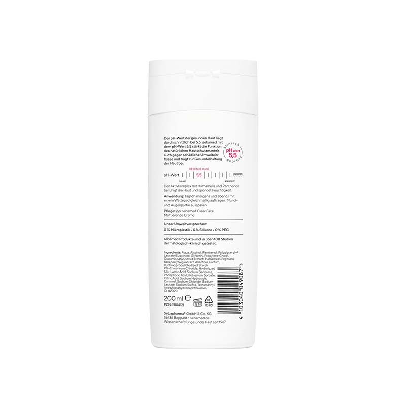 sebamed CLEAR FACE GESICHTSWASSER 200 ml Flüssigkeit