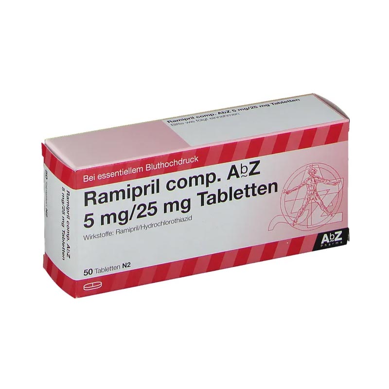 Ramipril comp. AbZ 5mg/25mg 50 St Tabletten