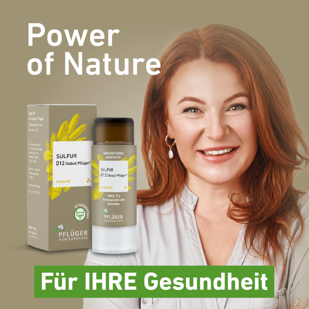 Sulfur D12 Globluli Pflüger 10 g Globuli