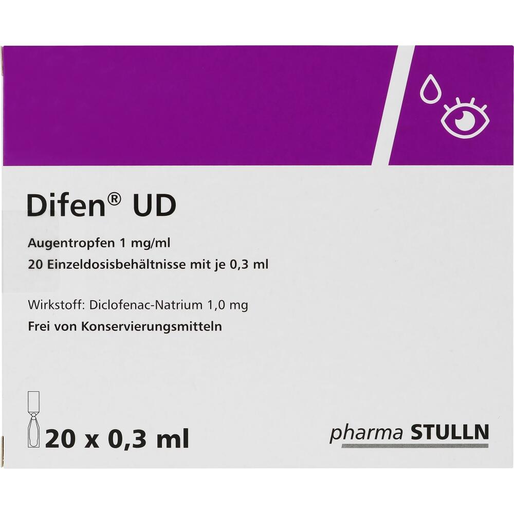 DIFEN UD Augentropfen 20X0.3 ml Augentropfen