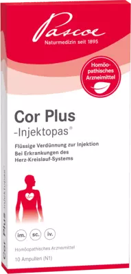 COR PLUS Injektopas flüss.Verdünnung z.Injekt.Amp. 10 St Ampullen
