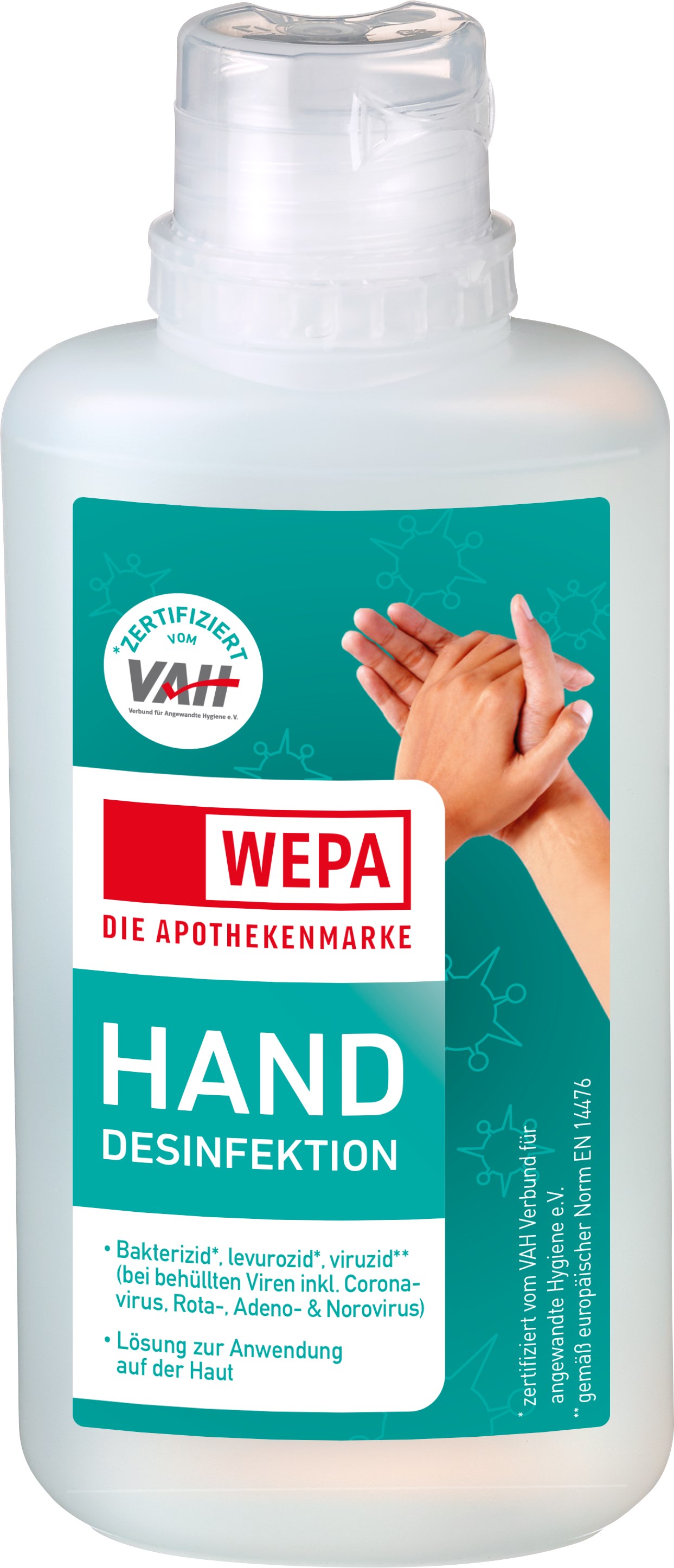 WEPA HANDDESINFEKTION 125 ml Lösung