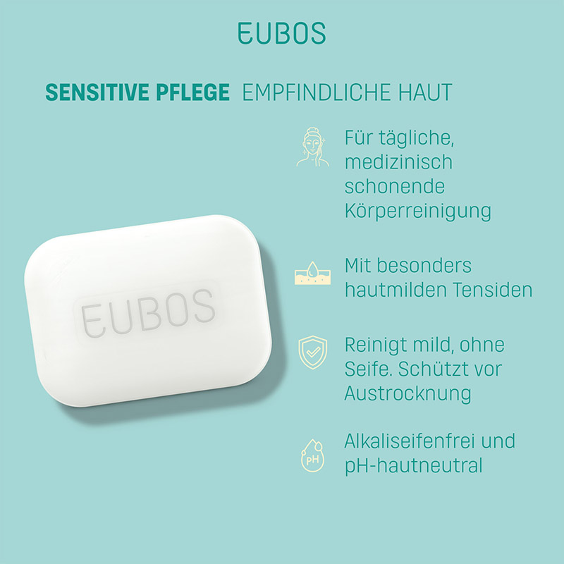 EUBOS SENSITIVE Fest 125 g Seife