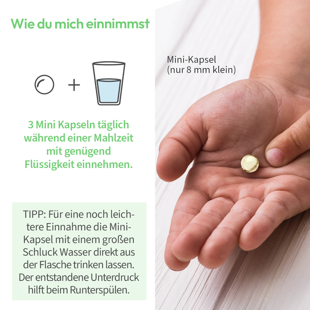 WHITE OMEGA KIDS ALGENÖL Das vegane & sichere Omega-3 90 St Weichkapseln