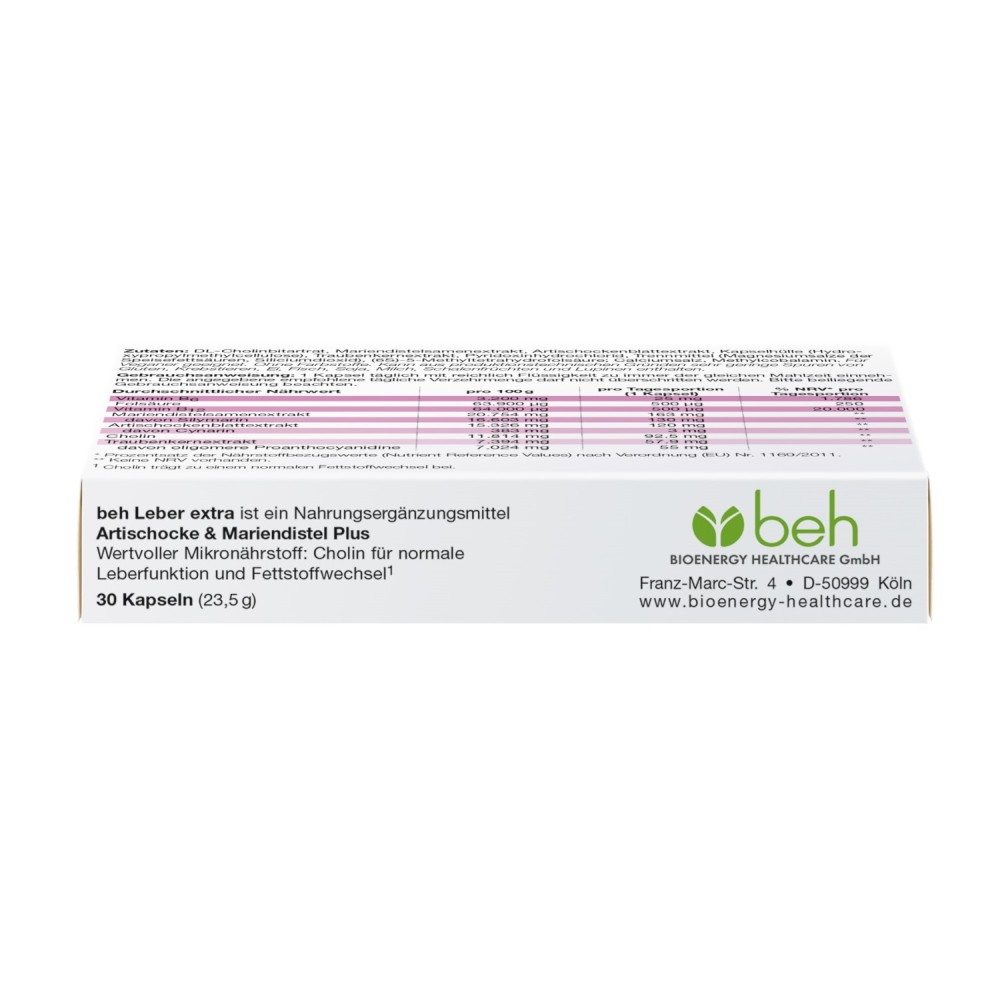 beh Leber extra 30 St Kapseln